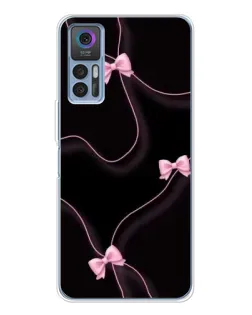 Чехол для TCL 30 Plus с картинкой «Розовые ленты»