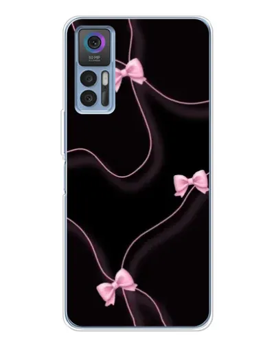 Чехол для TCL 30 Plus с картинкой «Розовые ленты»