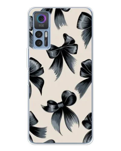 Чехол для TCL 30 Plus с картинкой «Банты Coquette»