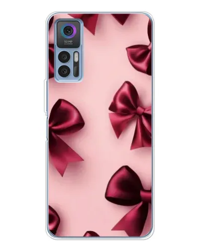Чехол для TCL 30 Plus с картинкой «Бордовый атлас»
