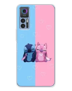 Чохол для TCL 30 Plus з картинкою «Stitch та Angel Love» Чохол для TCL 30 Plus з картинкою «Stitch та Angel Love»