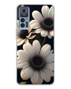 Чохол для TCL 30 Plus з картинкою «Білі маргаритки макро» Чохол для TCL 30 Plus з картинкою «Білі маргаритки макро»