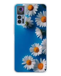 Чохол для TCL 30 Plus з картинкою «Білосніжні маргаритки» Чохол для TCL 30 Plus з картинкою «Білосніжні маргаритки»