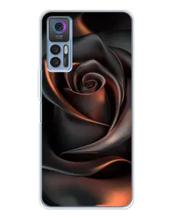 Чохол для TCL 30 Plus з картинкою «Шовкова чорна троянда» Чохол для TCL 30 Plus з картинкою «Шовкова чорна троянда»