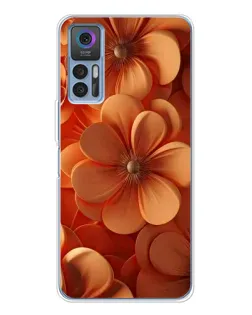 Чохол для TCL 30 Plus з картинкою «Помаранчева макро квітка» Чохол для TCL 30 Plus з картинкою «Помаранчева макро квітка»