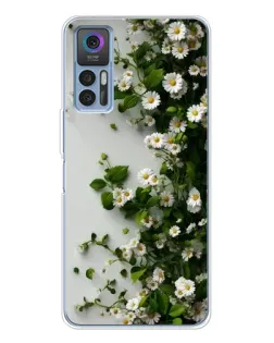 Чохол для TCL 30 Plus з картинкою «Гілка дрібних білих квітів» Чохол для TCL 30 Plus з картинкою «Гілка дрібних білих квітів»