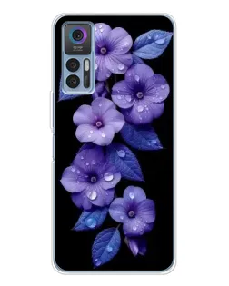 Чохол для TCL 30 Plus з картинкою «Фіолетові квіти з росою» Чохол для TCL 30 Plus з картинкою «Фіолетові квіти з росою»