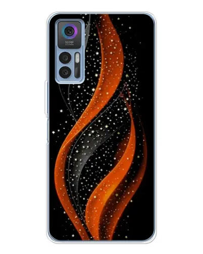 Чехол для TCL 30 Plus с картинкой «Огненная звездная волна» Чехол для TCL 30 Plus с картинкой «Огненная звездная волна»