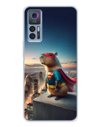 Чехол для TCL 30 Plus с картинкой «Капи-мен супергерой» Чехол для TCL 30 Plus с картинкой «Капи-мен супергерой»