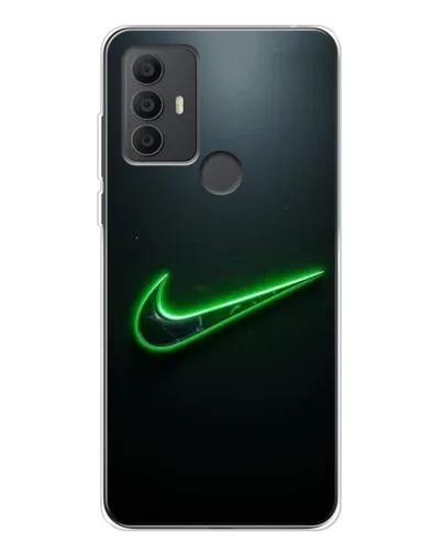 Чехол для TCL 30 SE с картинкой «Неоновый контур Nike» Чехол для TCL 30 SE с картинкой «Неоновый контур Nike»