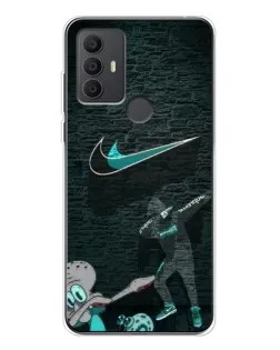 Чехол для TCL 30 SE с картинкой «Спортивный арт Nike» Чехол для TCL 30 SE с картинкой «Спортивный арт Nike»