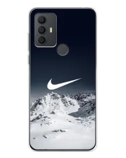 Чехол для TCL 30 SE с картинкой «Nike — зимние горы» Чехол для TCL 30 SE с картинкой «Nike — зимние горы»