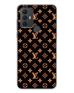 Чехол для TCL 30 SE с картинкой «Золотая монограмма LV»