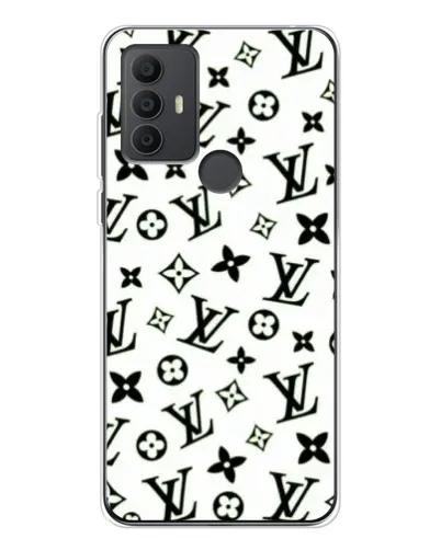 Чехол для TCL 30 SE с картинкой «Монохромный хаос LV» Чехол для TCL 30 SE с картинкой «Монохромный хаос LV»