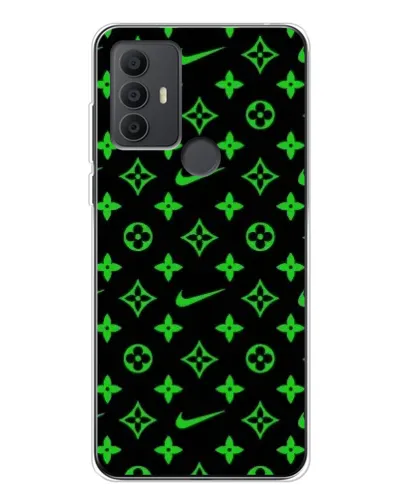 Чехол для TCL 30 SE с картинкой «Неоновый принт LV» Чехол для TCL 30 SE с картинкой «Неоновый принт LV»
