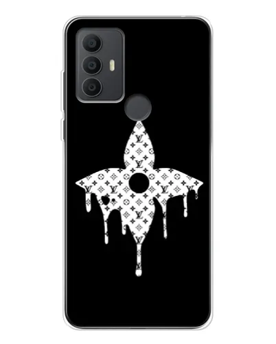 Чехол для TCL 30 SE с картинкой «Цветочная монограмма» Чехол для TCL 30 SE с картинкой «Цветочная монограмма»
