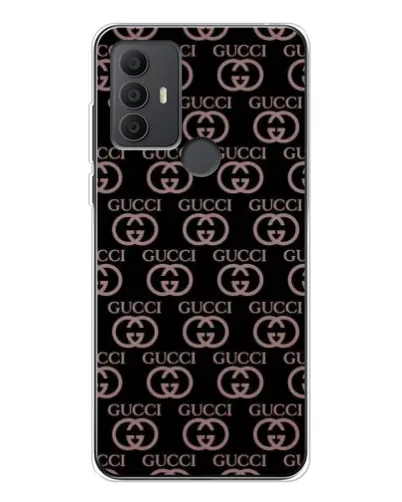 Чехол для TCL 30 SE с картинкой «Классическая монограмма Gucci»