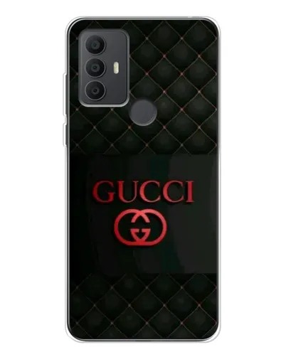 Чехол для TCL 30 SE с картинкой «Gucci — стеганый черный»