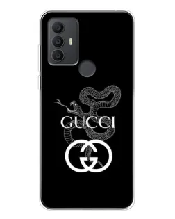 Чохол для TCL 30 SE з картинкою «Gucci — срібна змія»