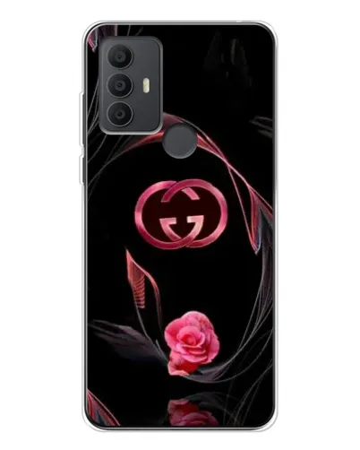 Чехол для TCL 30 SE с картинкой «Gucci — неоновая роза»