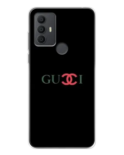 Чехол для TCL 30 SE с картинкой «Gucci — красный градиент»