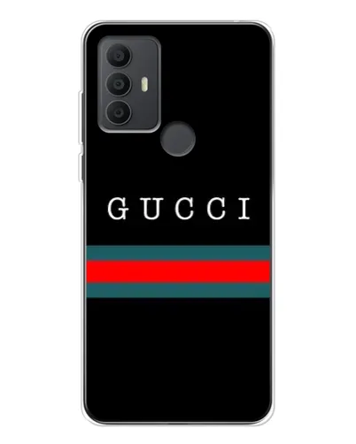 Чехол для TCL 30 SE с картинкой «Gucci — красный пояс»