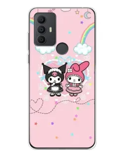 Чехол для TCL 30 SE с картинкой «My Melody и Kuromi» Чехол для TCL 30 SE с картинкой «My Melody и Kuromi»
