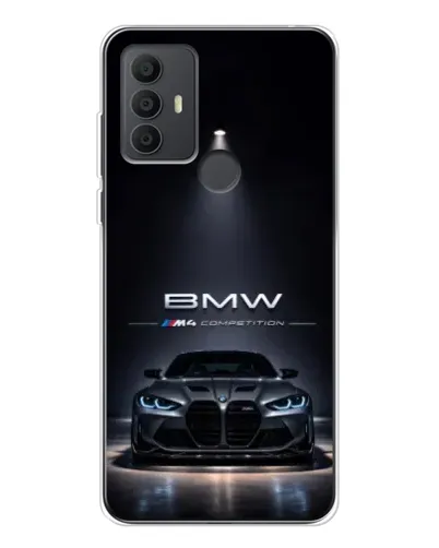 Чехол для TCL 30 SE с картинкой «BMW сквозь ночной город» Чехол для TCL 30 SE с картинкой «BMW сквозь ночной город»