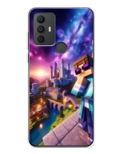 Чохол для TCL 30 SE з картинкою «Стів та космос»
