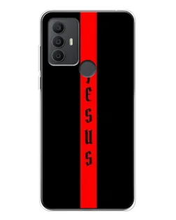 Чехол для TCL 30 SE с картинкой «Красная линия веры»