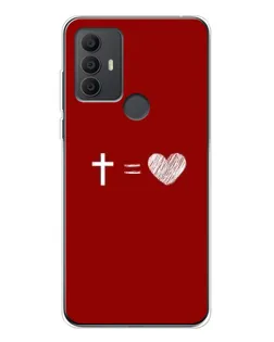Чехол для TCL 30 SE с картинкой «Уравнение любви» Чехол для TCL 30 SE с картинкой «Уравнение любви»