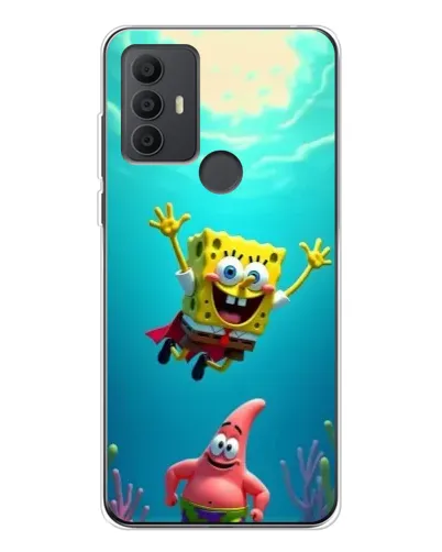 Чехол для TCL 30 SE с картинкой «Спанч Боб под водой» Чехол для TCL 30 SE с картинкой «Спанч Боб под водой»