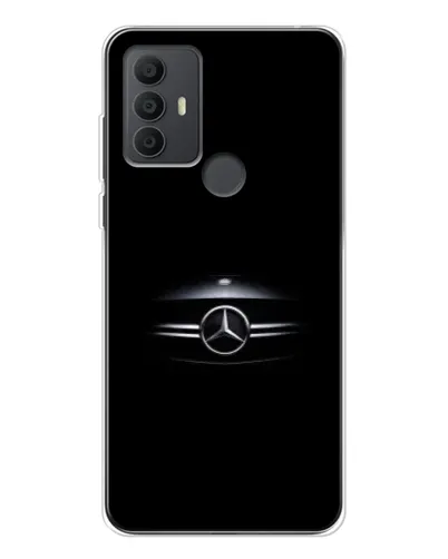 Чехол для TCL 30 SE с картинкой «Mercedes — абстрактные линии»