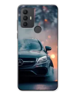 Чехол для TCL 30 SE с картинкой «Mercedes — ночной город» Чехол для TCL 30 SE с картинкой «Mercedes — ночной город»
