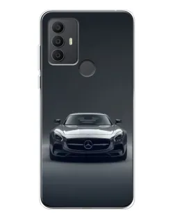 Чехол для TCL 30 SE с картинкой «Mercedes на черном» Чехол для TCL 30 SE с картинкой «Mercedes на черном»