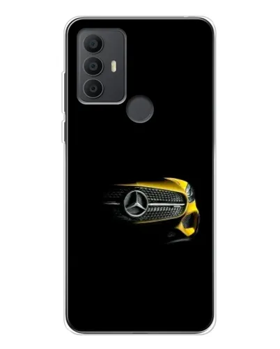 Чехол для TCL 30 SE с картинкой «Mercedes — ретро стиль»