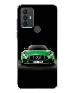 Чехол для TCL 30 SE с картинкой «Mercedes — неоновый лого» Чехол для TCL 30 SE с картинкой «Mercedes — неоновый лого»