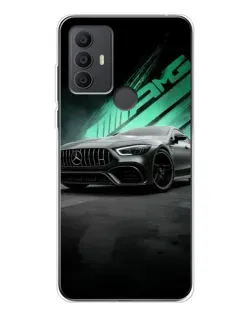 Чехол для TCL 30 SE с картинкой «Темный Mercedes AMG» Чехол для TCL 30 SE с картинкой «Темный Mercedes AMG»