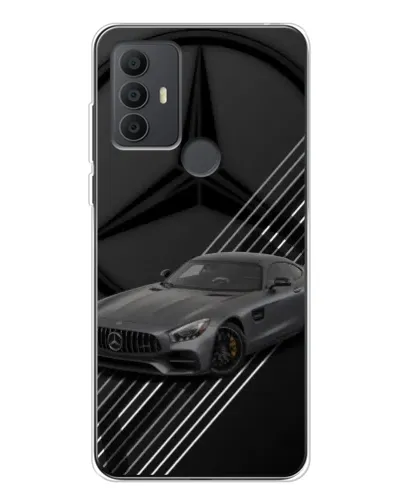 Чехол для TCL 30 SE с картинкой «Mercedes AMG — графика»
