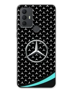 Чехол для TCL 30 SE с картинкой «Mercedes — бирюзовый акцент» Чехол для TCL 30 SE с картинкой «Mercedes — бирюзовый акцент»