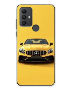 Чехол для TCL 30 SE с картинкой «Желтый Mercedes GT» Чехол для TCL 30 SE с картинкой «Желтый Mercedes GT»
