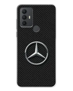 Чехол для TCL 30 SE с картинкой «Карбоновый Mercedes стиль» Чехол для TCL 30 SE с картинкой «Карбоновый Mercedes стиль»