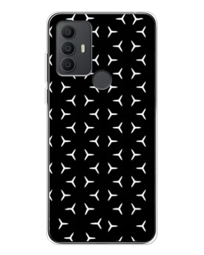 Чехол для TCL 30 SE с картинкой «Mercedes паттерн звезд» Чехол для TCL 30 SE с картинкой «Mercedes паттерн звезд»