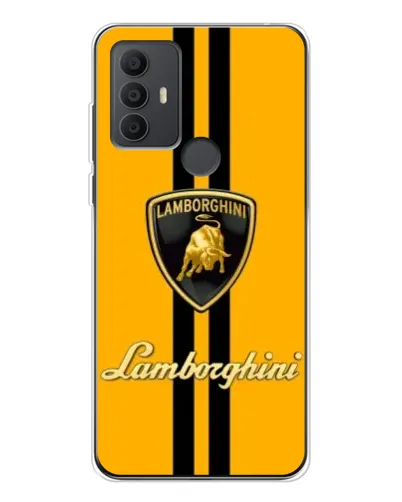 Чехол для TCL 30 SE с картинкой «Lamborghini Stripe желтый» Чехол для TCL 30 SE с картинкой «Lamborghini Stripe желтый»