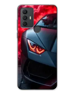 Чехол для TCL 30 SE с картинкой «Lamborghini красное сияние» Чехол для TCL 30 SE с картинкой «Lamborghini красное сияние»