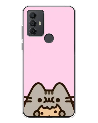 Чохол для TCL 30 SE з картинкою «Pusheen та печиво»