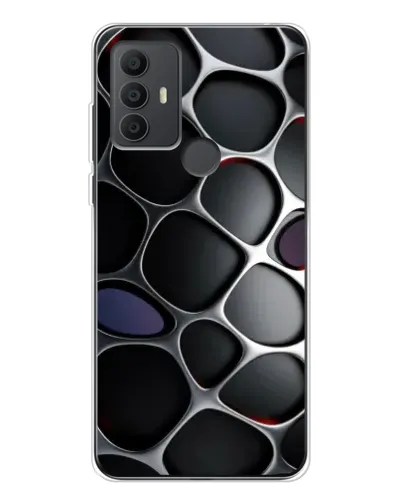 Чехол для TCL 30 SE с картинкой «Объемная темная решетка» Чехол для TCL 30 SE с картинкой «Объемная темная решетка»