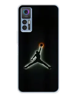 Чехол для TCL 30 с картинкой «Jordan Gradient Logo»