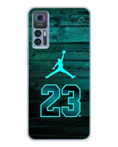 Чехол для TCL 30 с картинкой «Jordan Cyan 23» Чехол для TCL 30 с картинкой «Jordan Cyan 23»