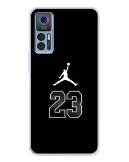 Чехол для TCL 30 с картинкой «Jordan Flight 23»